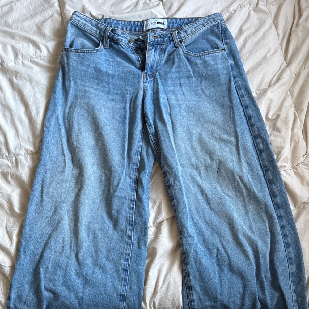 Fashion Nova Light Blue Flare Jeans. *worn a few times*